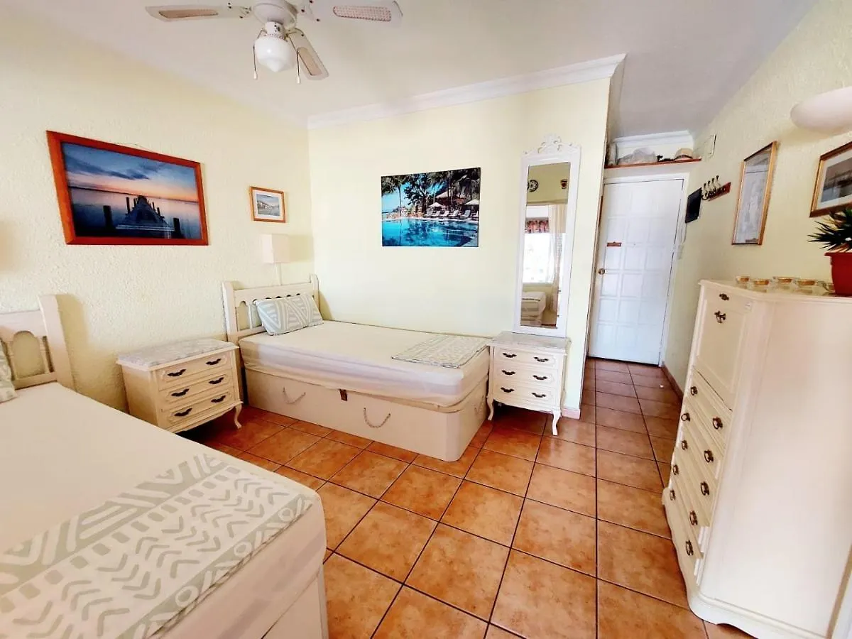 First Line Villa Floor Studio Apartment With Amazing Sea View Air Conditioned Just 50M From The Beach Costa Adeje