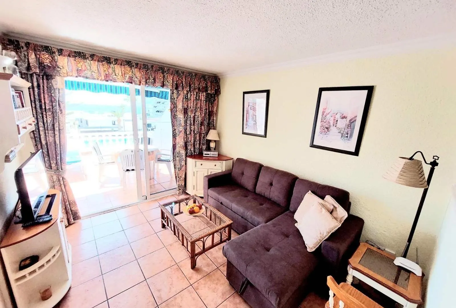 First Line Villa Floor Studio Apartment With Amazing Sea View Air Conditioned Just 50M From The Beach Costa Adeje  Spain