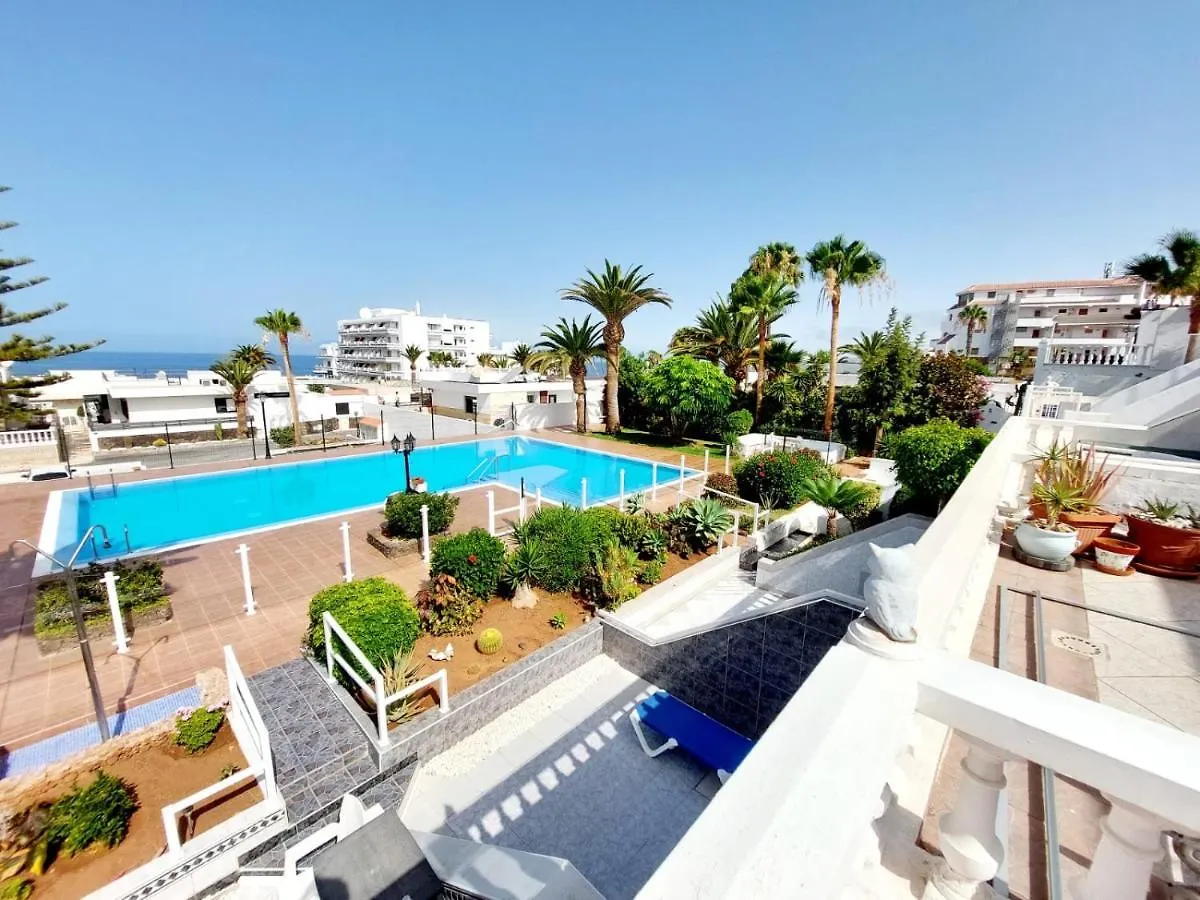 First Line Villa Floor Studio Apartment With Amazing Sea View Air Conditioned Just 50M From The Beach Costa Adeje  Spain